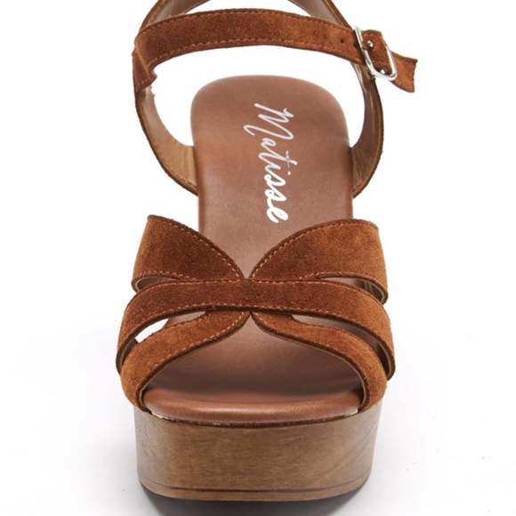 Matisse Adella Platform Suede Clog Sandal - ITALY - Picture 6 of 9